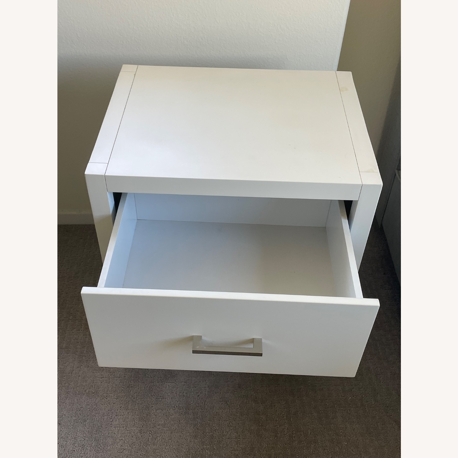Living Spaces Reese White Nightstand  - image-3