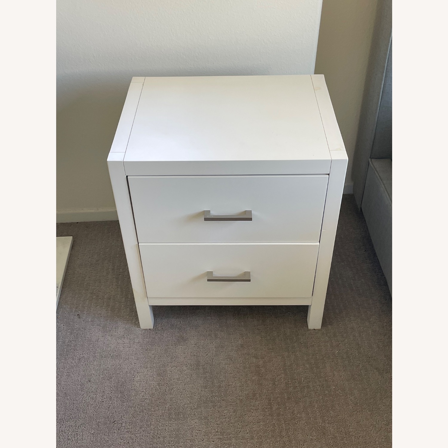 Living Spaces Reese White Nightstand  - image-2