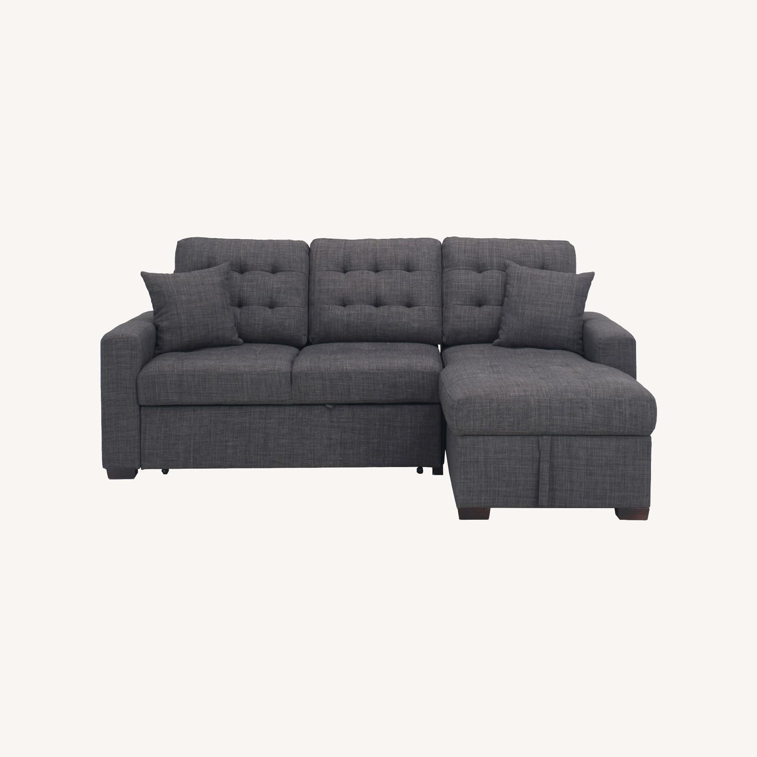 Brynn 2-pc. Sofa Chaise W/ Pop Up Sleeper And Storage - image-0