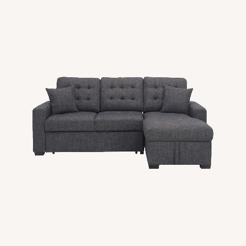 Used Brynn 2-pc. Sofa Chaise W/ Pop Up Sleeper And Storage for sale on AptDeco