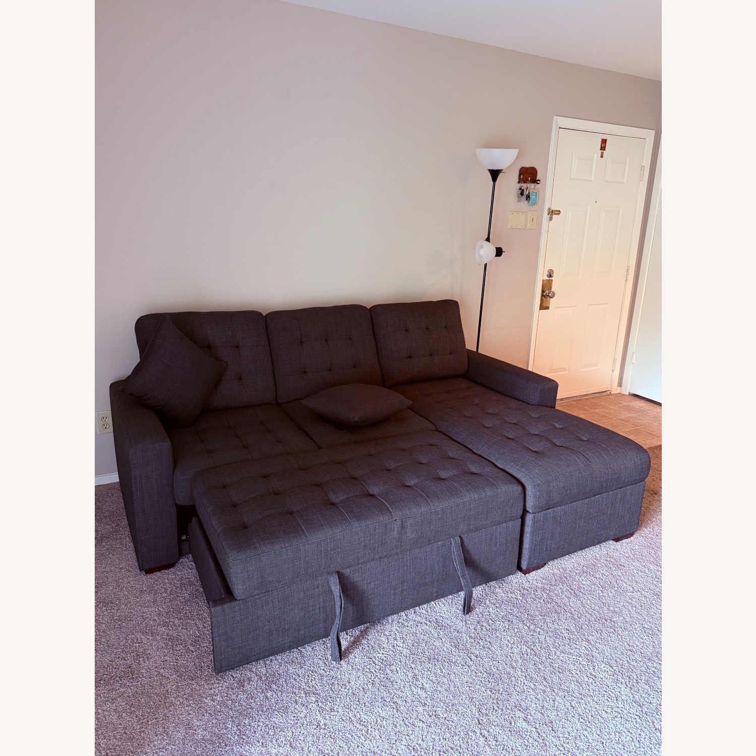 Brynn 2-pc. Sofa Chaise W/ Pop Up Sleeper And Storage - image-3