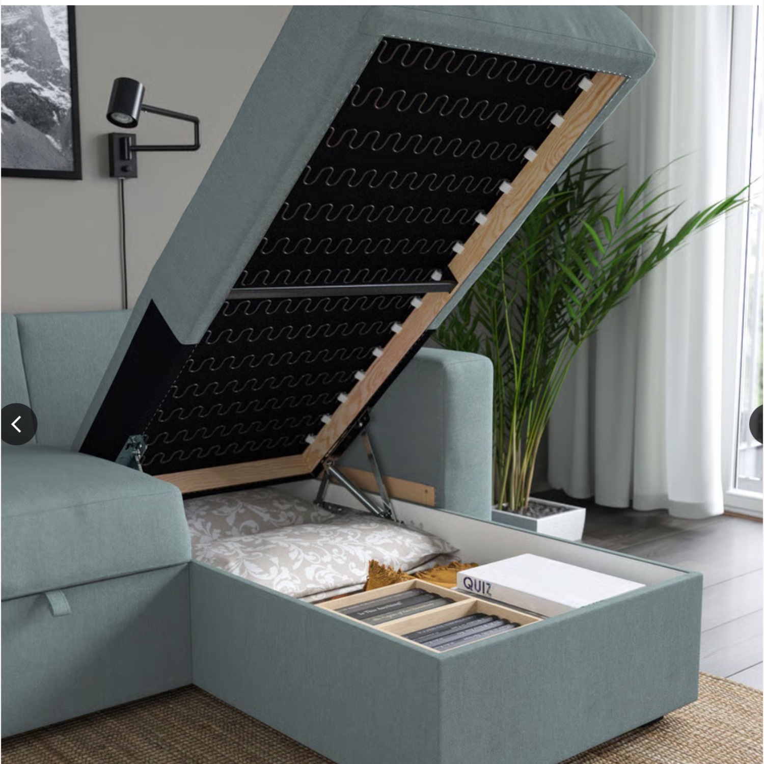 IKEA Bärslöv Sleeper Sofa W Chaise - image-3