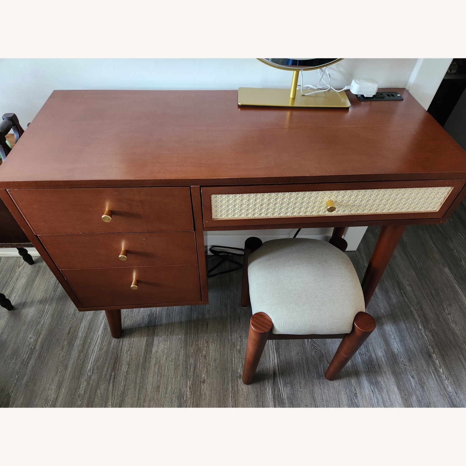 Makeup Vanity Dressing Table with stool - image-2
