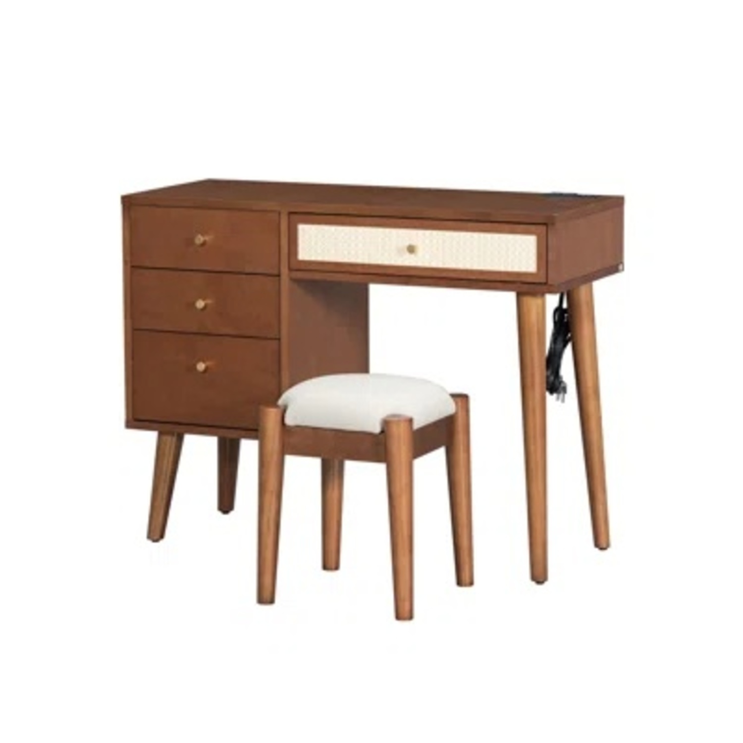 Makeup Vanity Dressing Table with stool - image-4