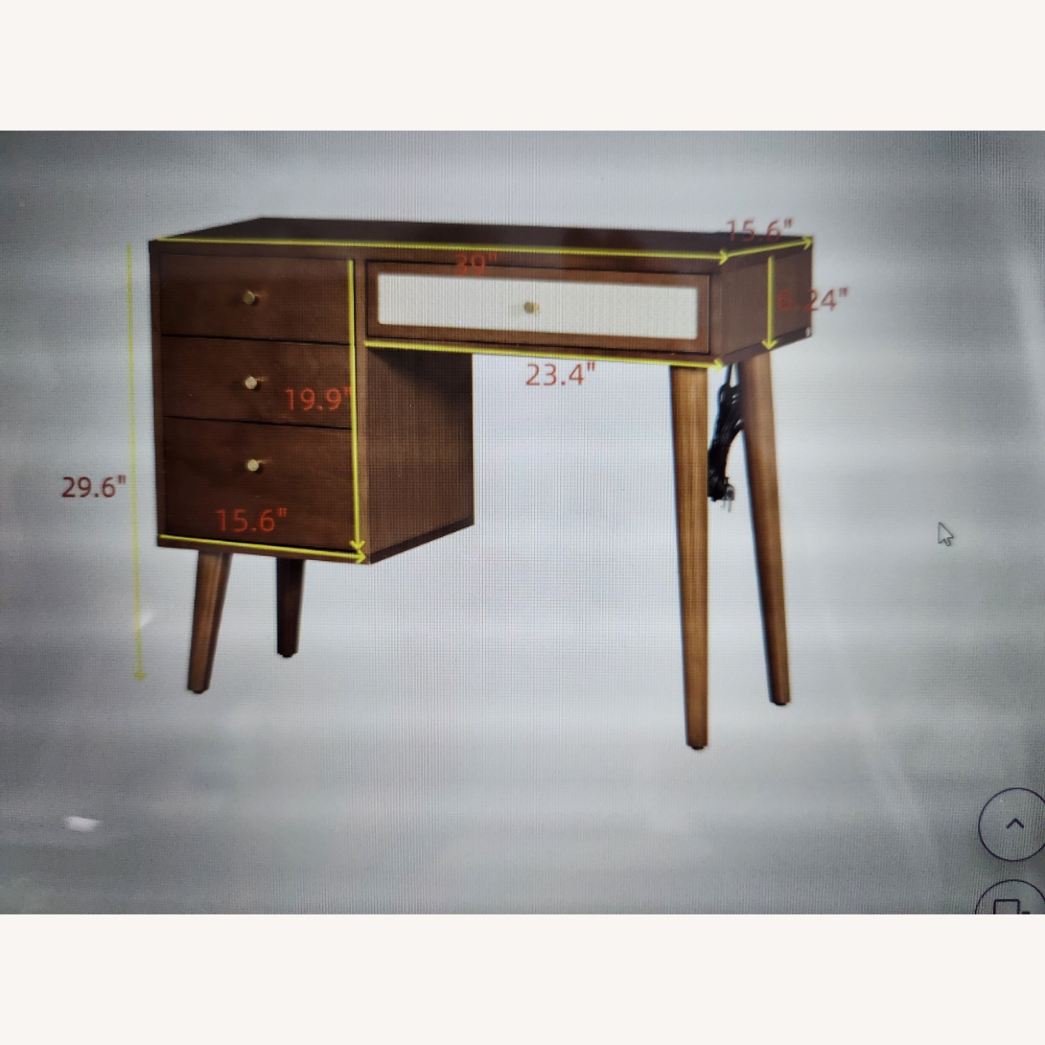 Makeup Vanity Dressing Table with stool - image-3