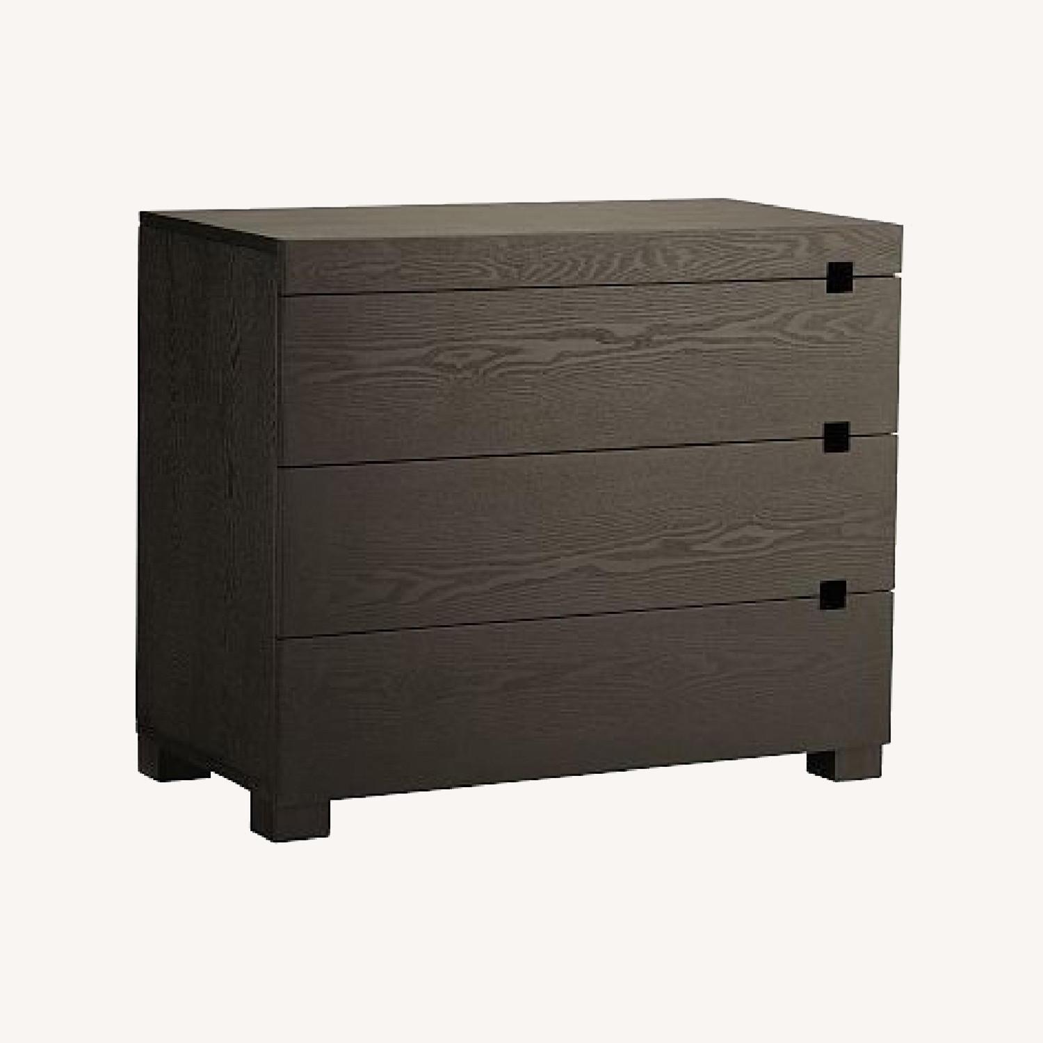 West Elm Square Cutout 3-Drawer Dresser - image-0