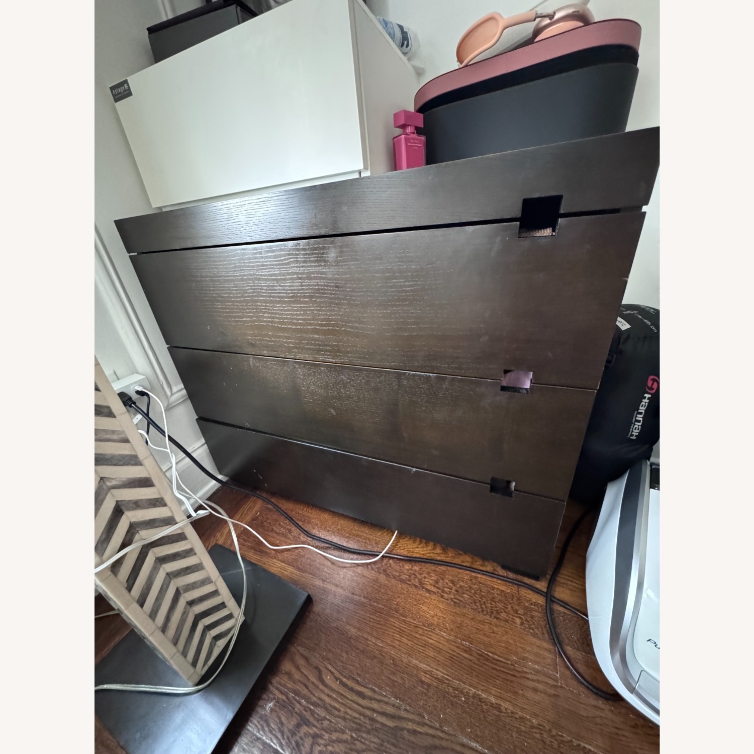 West Elm Square Cutout 3-Drawer Dresser - image-1