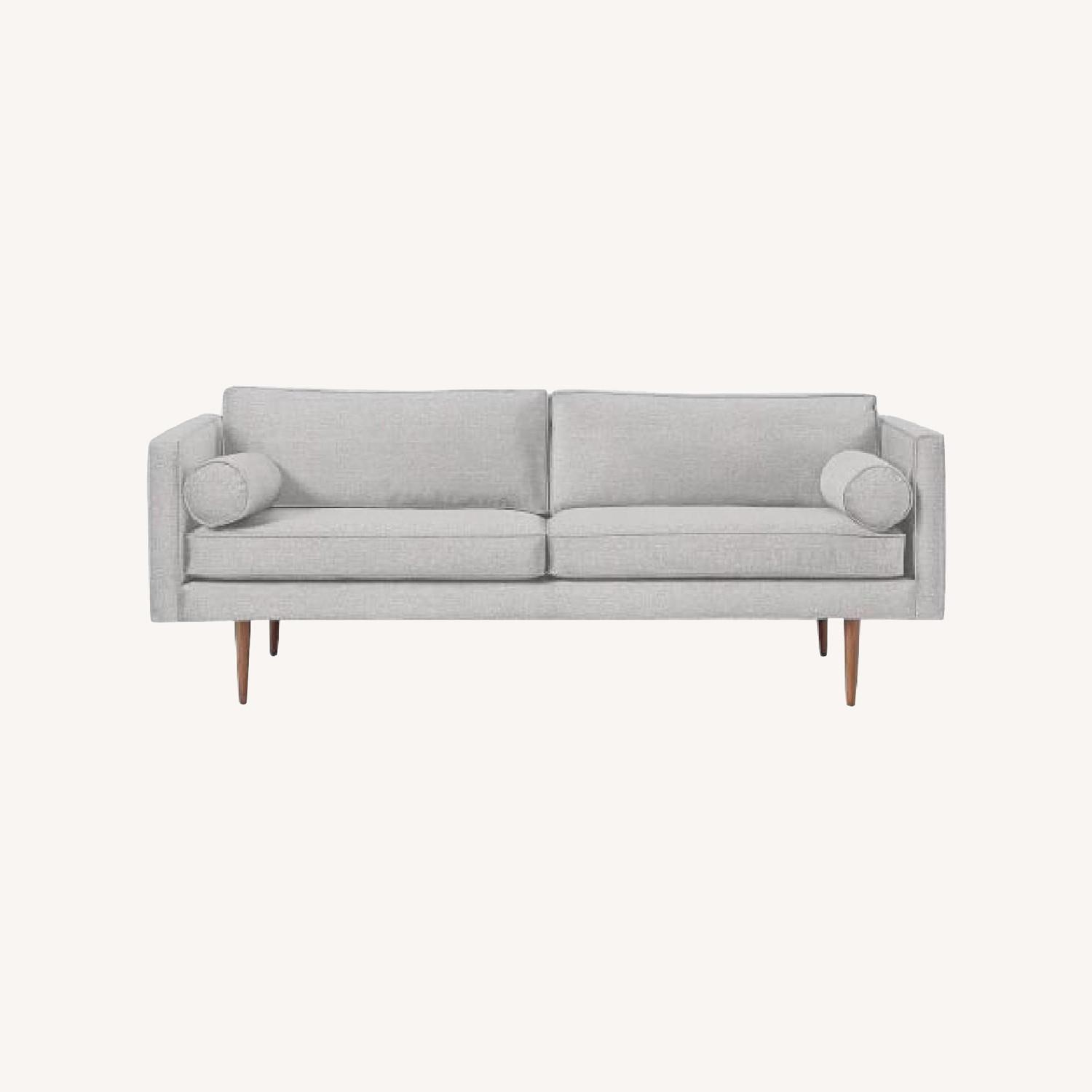 West Elm Monroe Mid-Century Loveseat - image-0