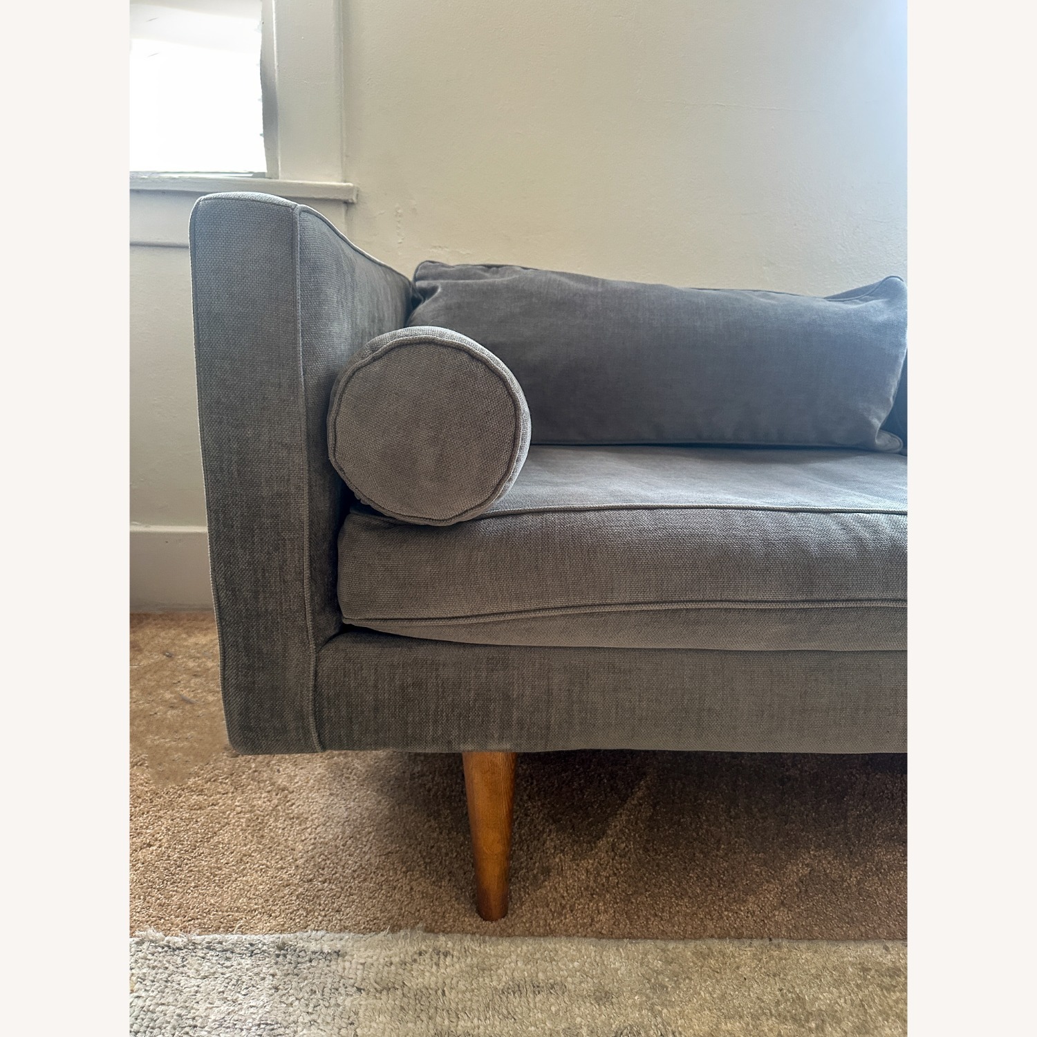 West Elm Monroe Mid-Century Loveseat - image-4