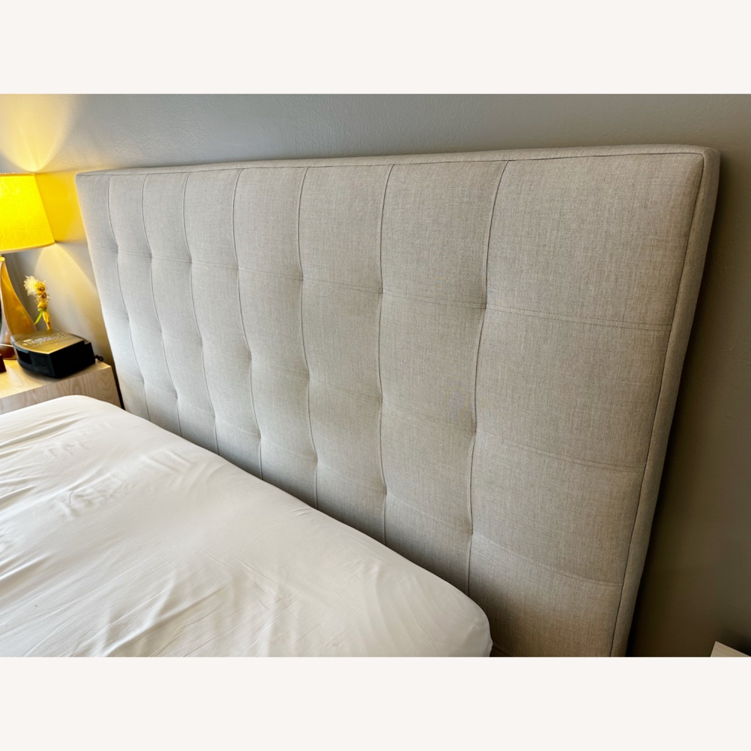 Room & Board Avery Queen Bed (Light Gray) - image-2