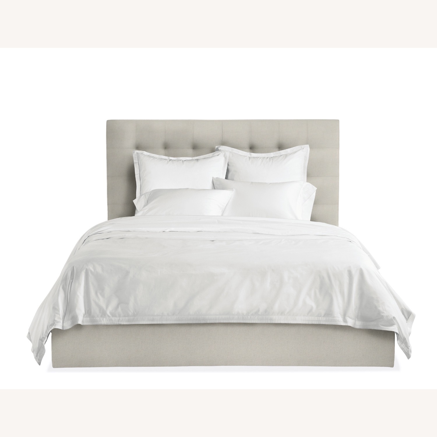 Room & Board Avery Queen Bed (Light Gray) - image-6