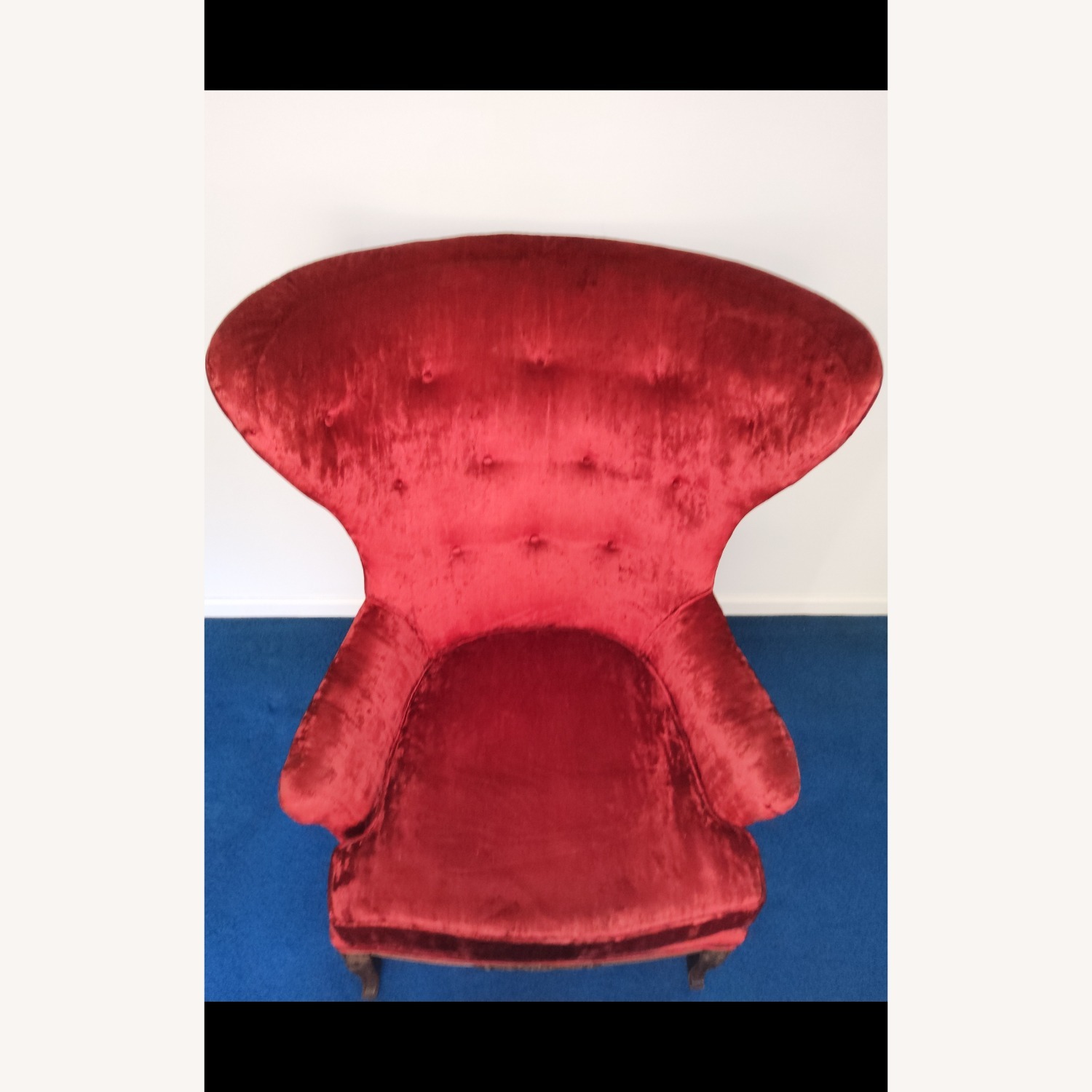 Vintage or Antique High-back Wing Chair - image-5