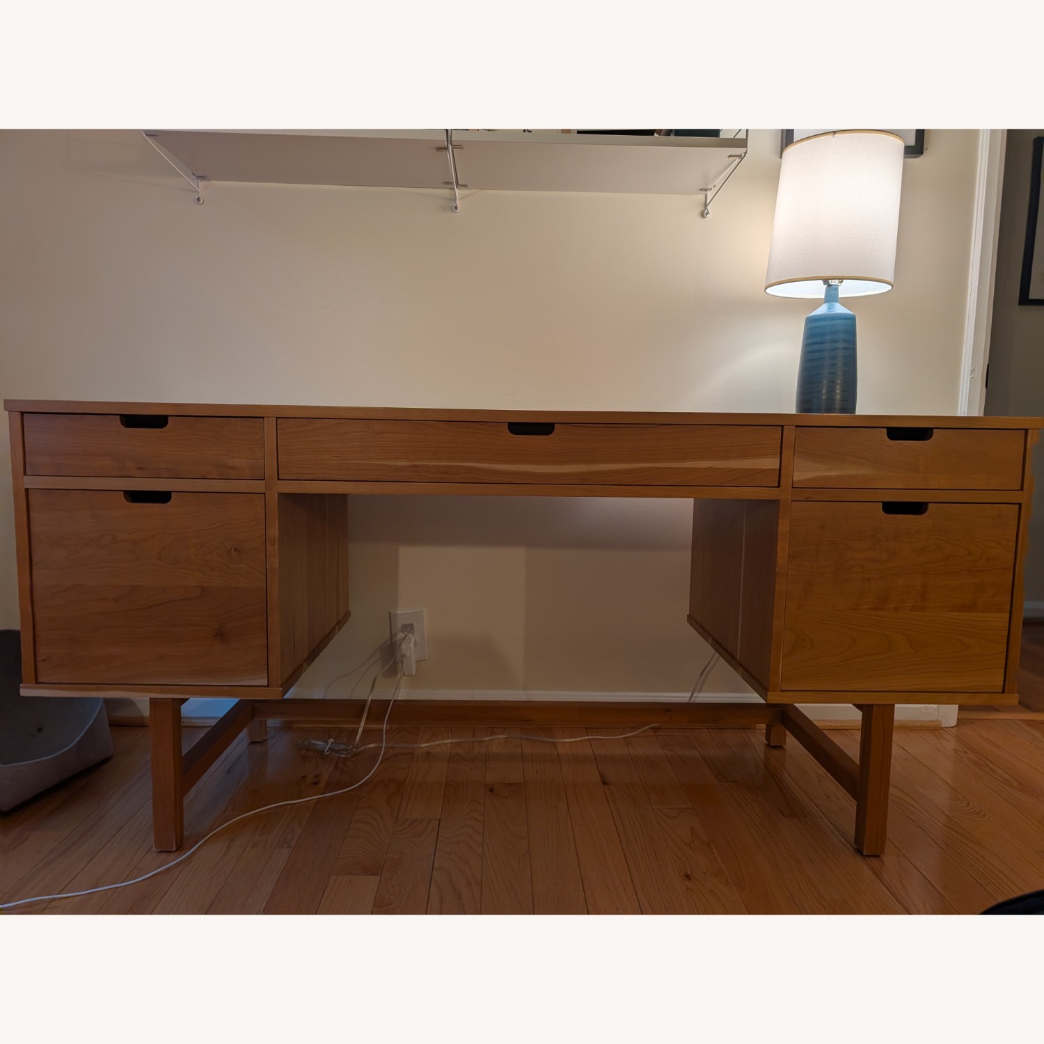 Cherry Room & Board Ellis Desk - image-1