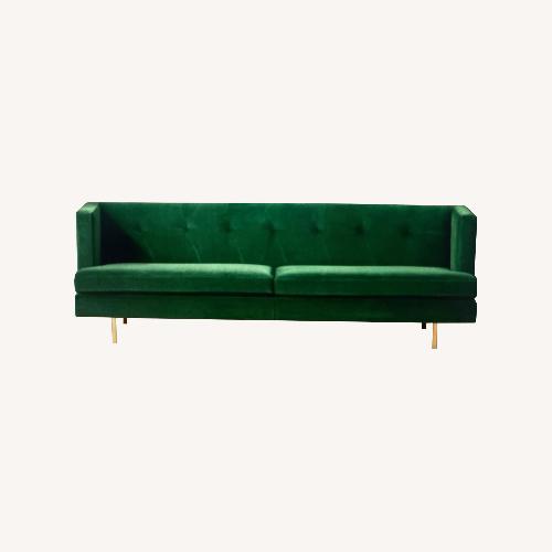 Used CB2 Avec Sofa Emerald for sale on AptDeco