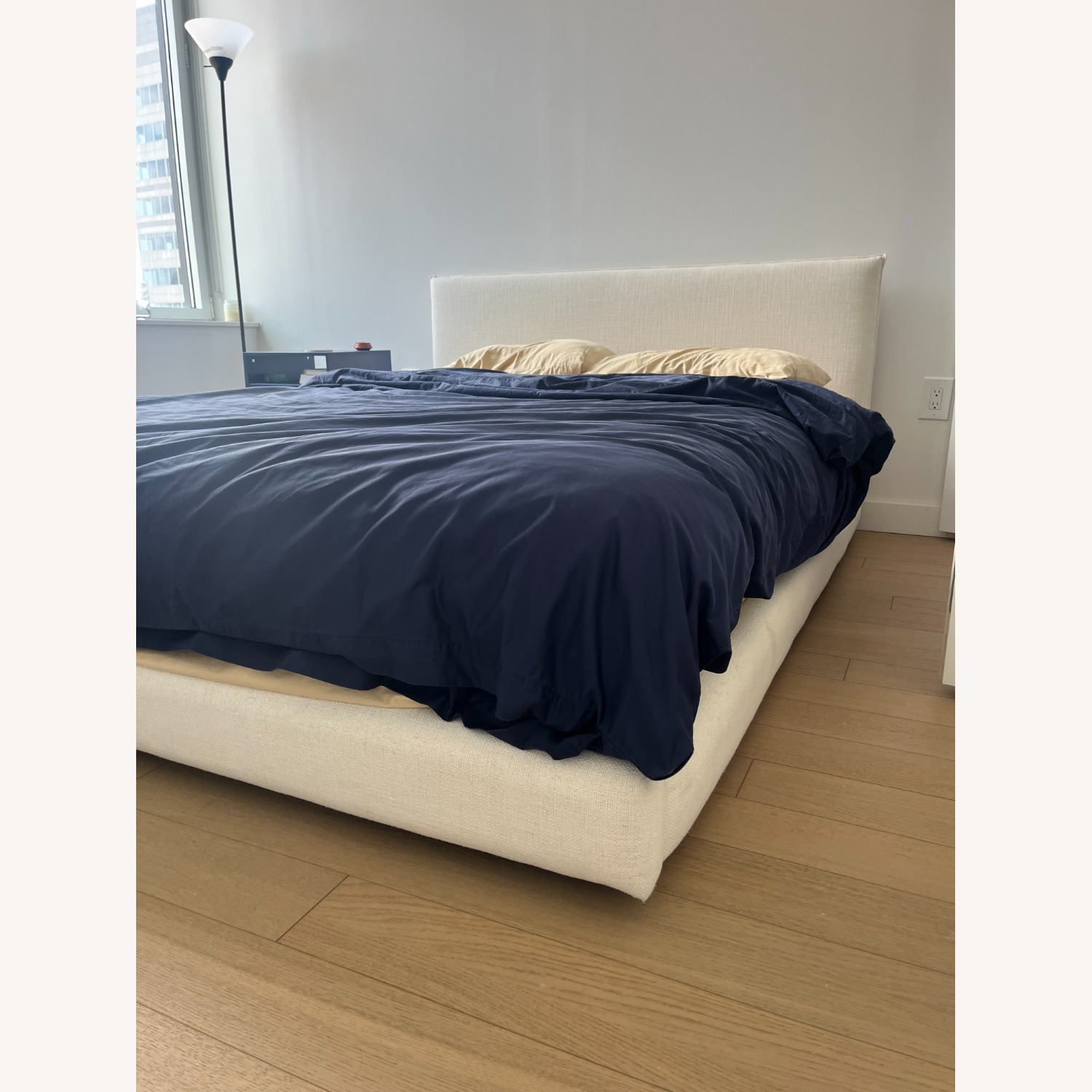 CB2 Facade Soft White Queen Bed - image-3