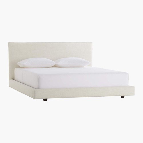 Used CB2 Facade Soft White Queen Bed for sale on AptDeco