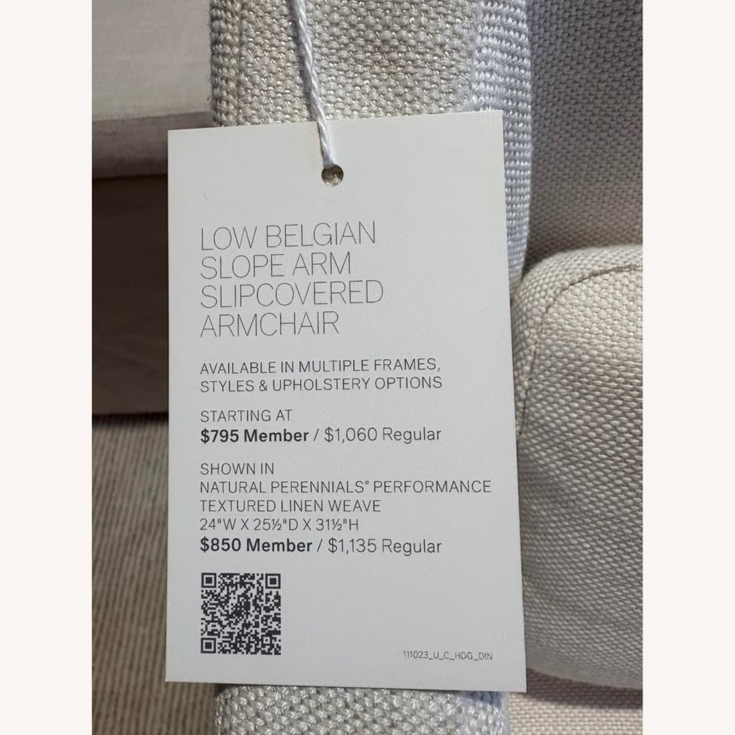 RH Low Belgian Slope Arm Slipcovered Dining Chairs - image-3