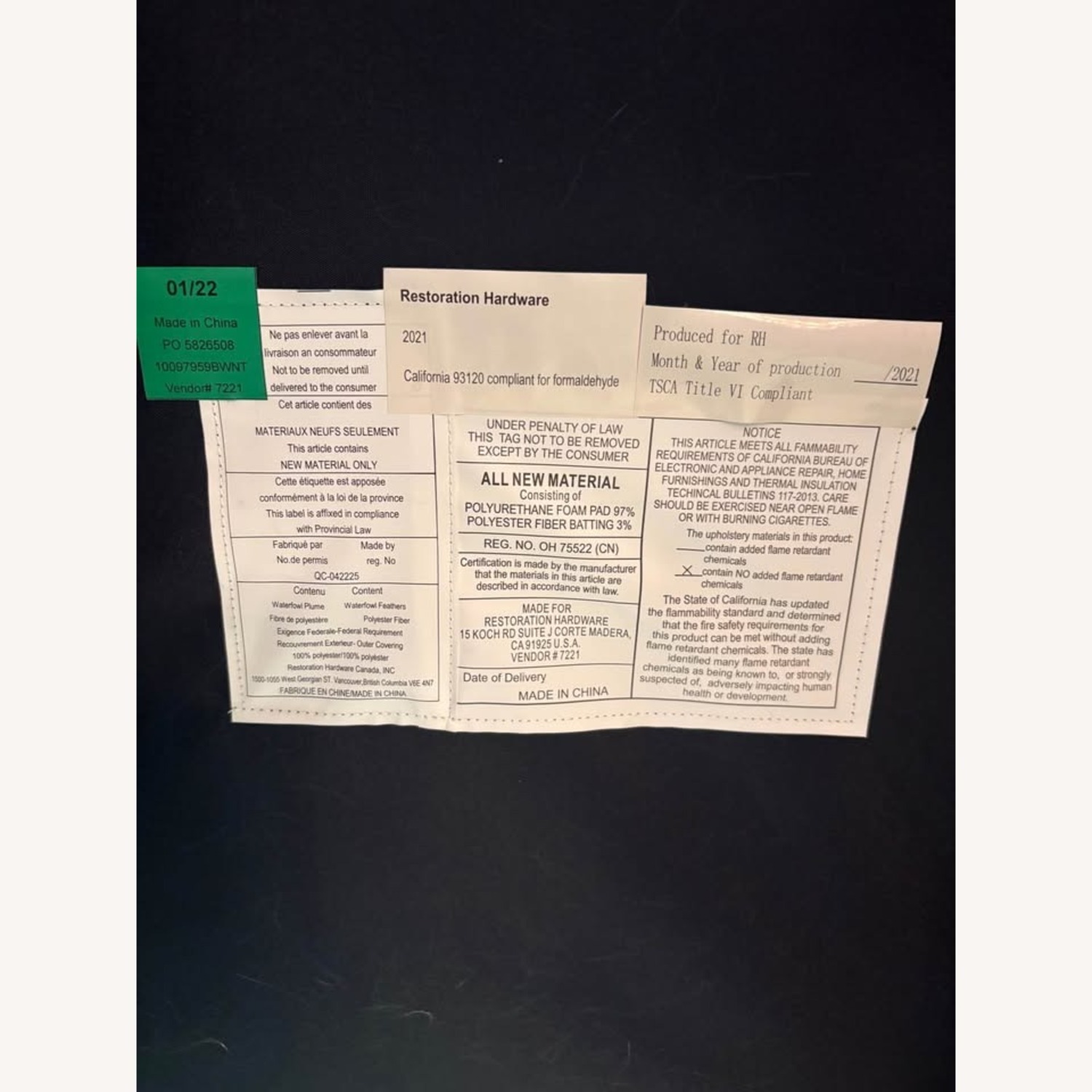 RH Low Belgian Slope Arm Slipcovered Dining Chairs - image-2