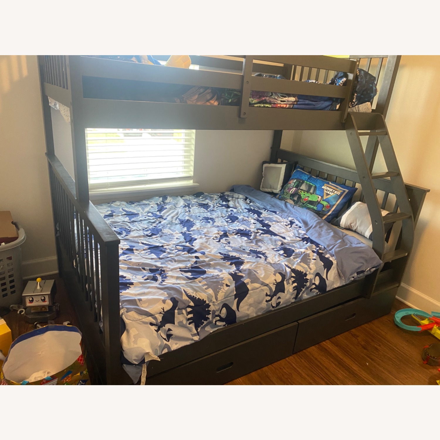 WayFair Aleta Twin/Full Bunk - image-3