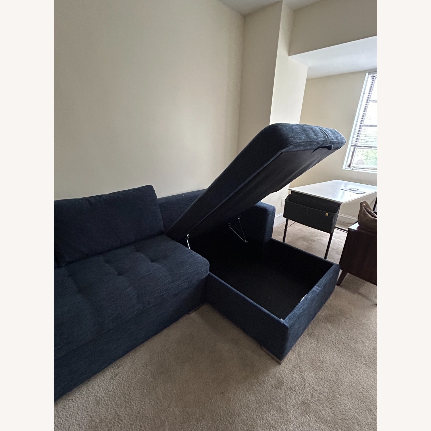 Article Chaise Sofa Bed - Midnight Blue - image-2