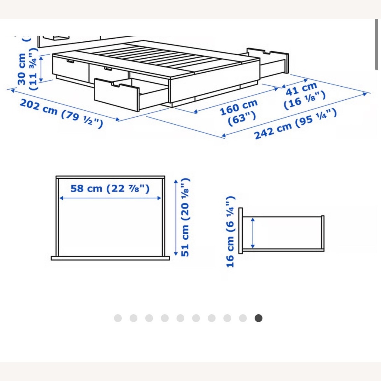 NORDLI QUEEN BED  - image-1