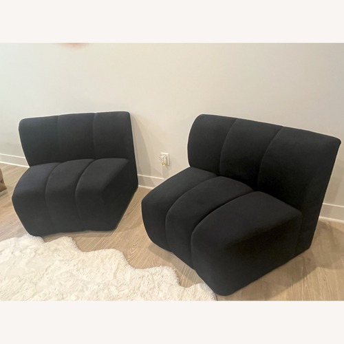 Used Black Velvet Chairs for sale on AptDeco