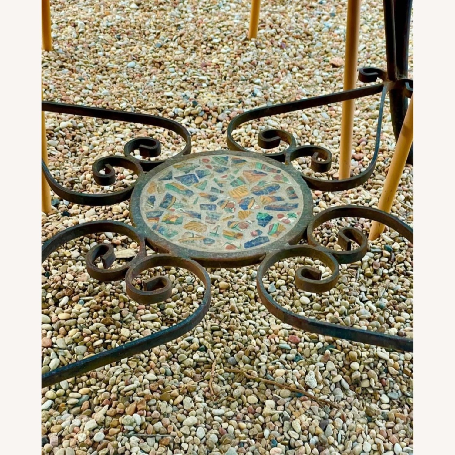 44.5” Talavera Tile Outdoor Dining Table - image-3