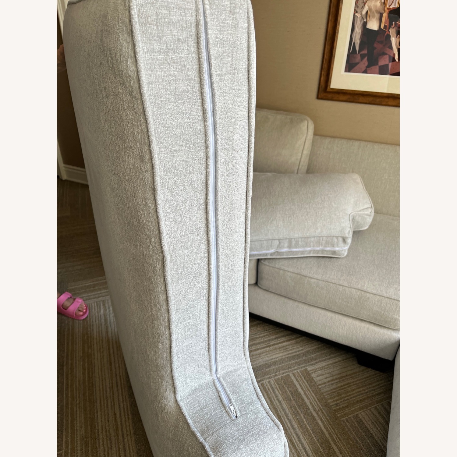 Raymour & Flanagan Arlo Chaise Sofa - image-4