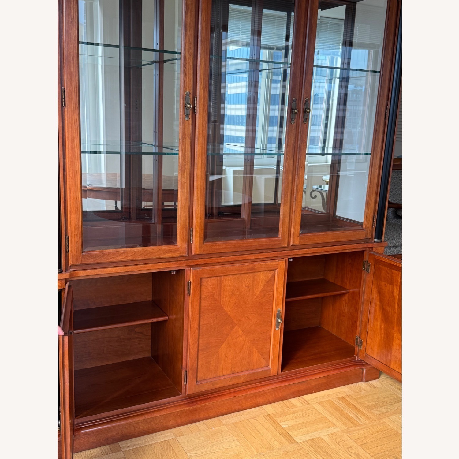 Ethan Allen Medallion Collection China Cabinet - image-2