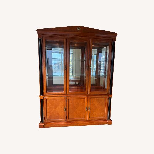 Used Ethan Allen Medallion Collection China Cabinet for sale on AptDeco