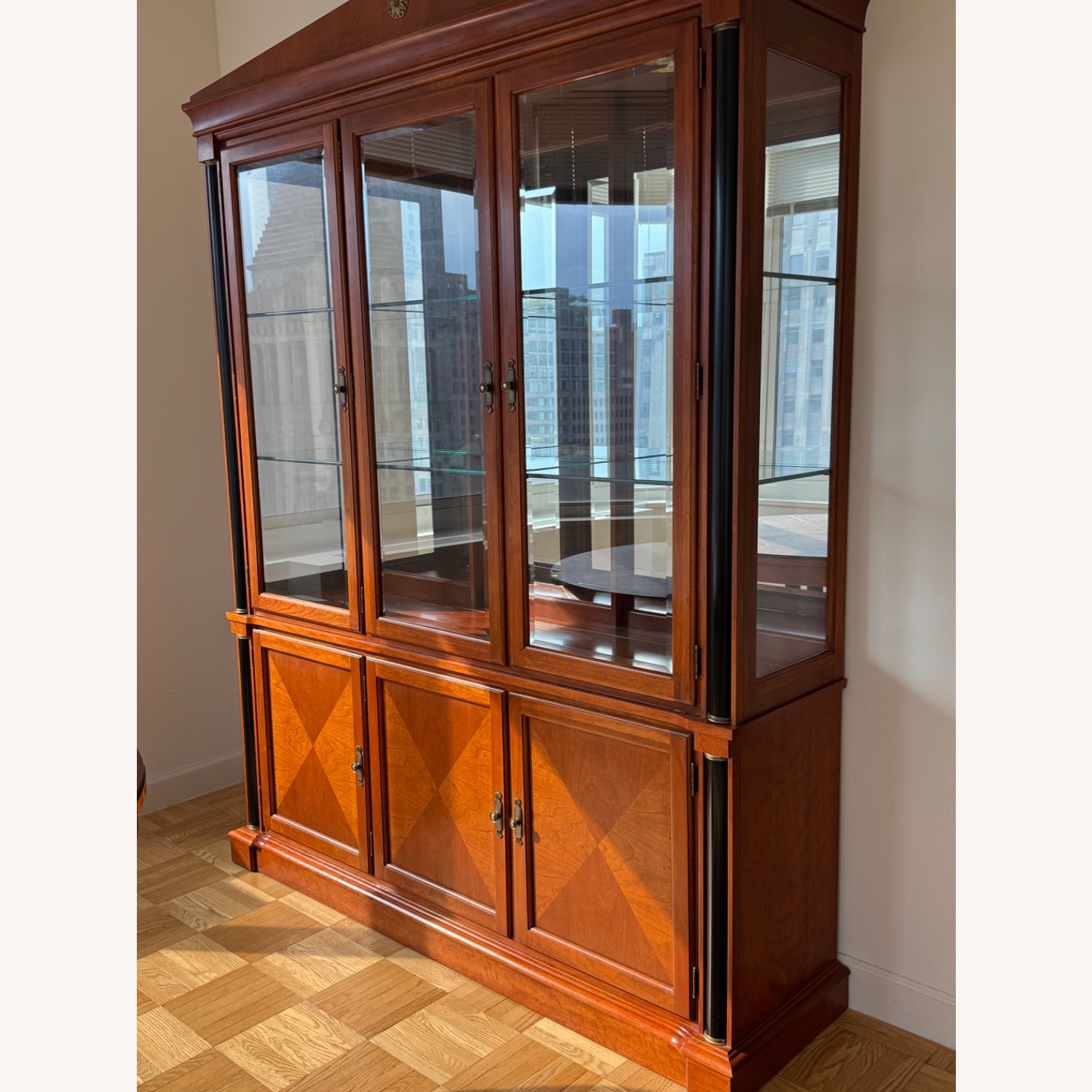 Ethan Allen Medallion Collection China Cabinet - image-3