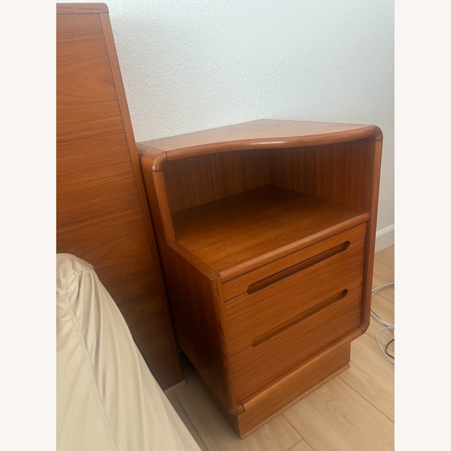 Pair of Sun Cabinets 812020 Teak Nightstand - image-4