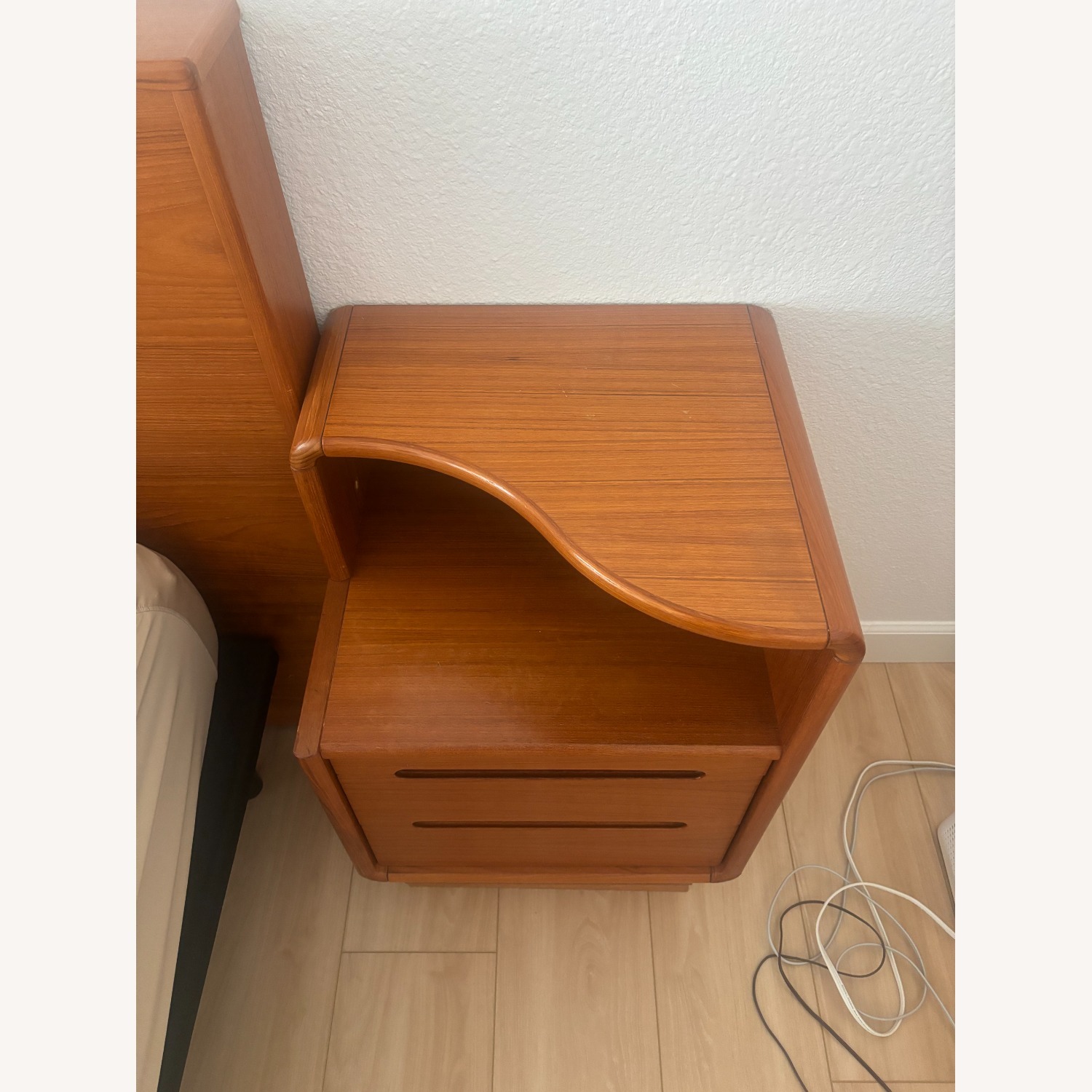 Pair of Sun Cabinets 812020 Teak Nightstand - image-5