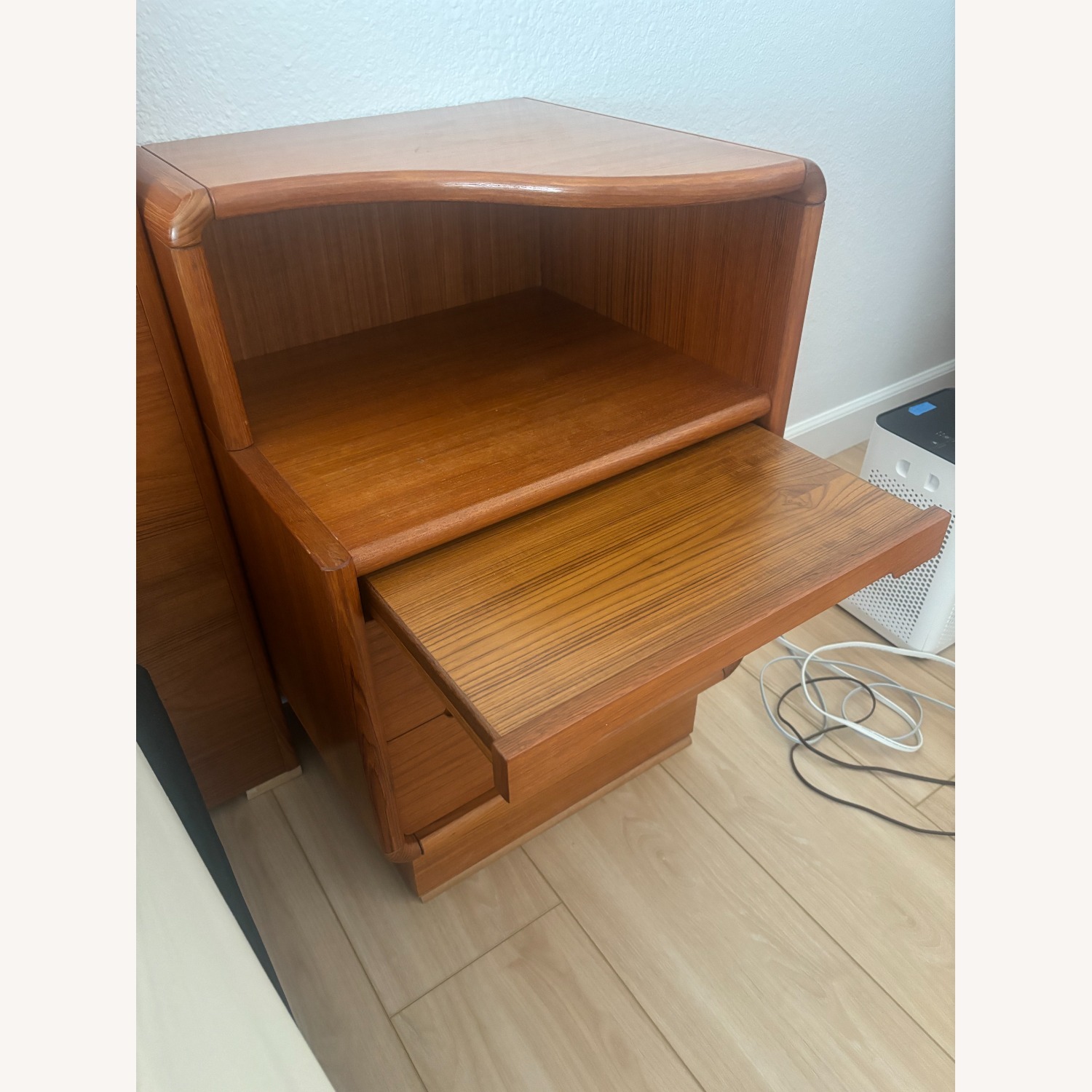 Pair of Sun Cabinets 812020 Teak Nightstand - image-2