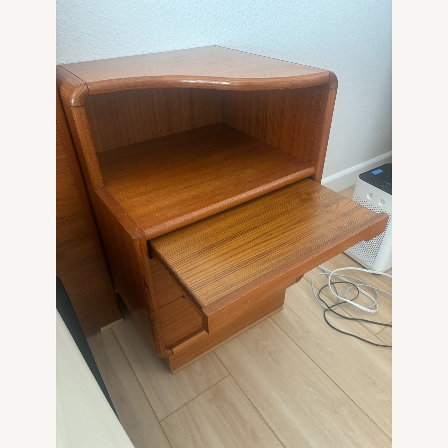 Pair of Sun Cabinets 812020 Teak Nightstand - image-3