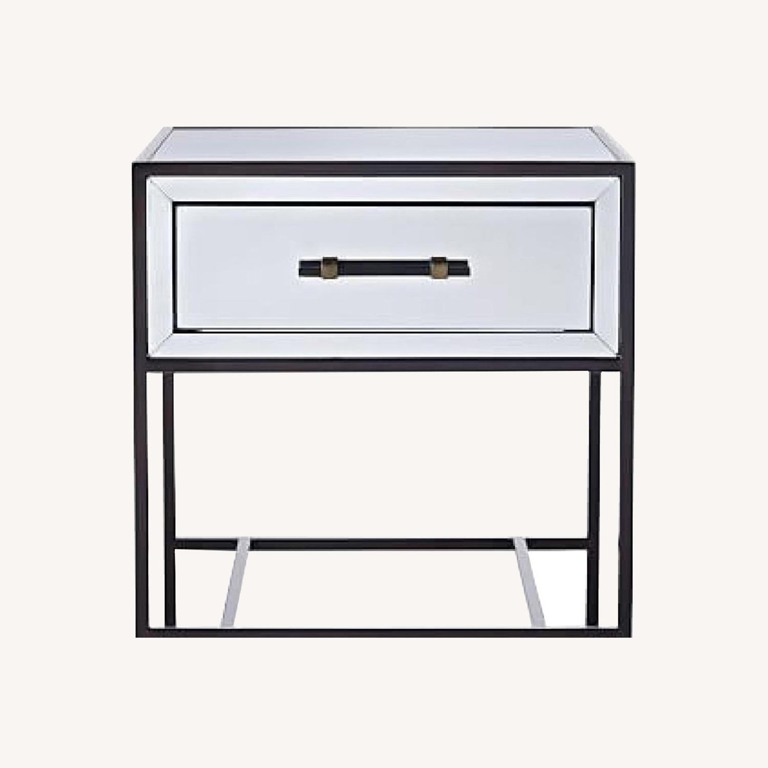 West Elm Mirrored Nightstand - image-0