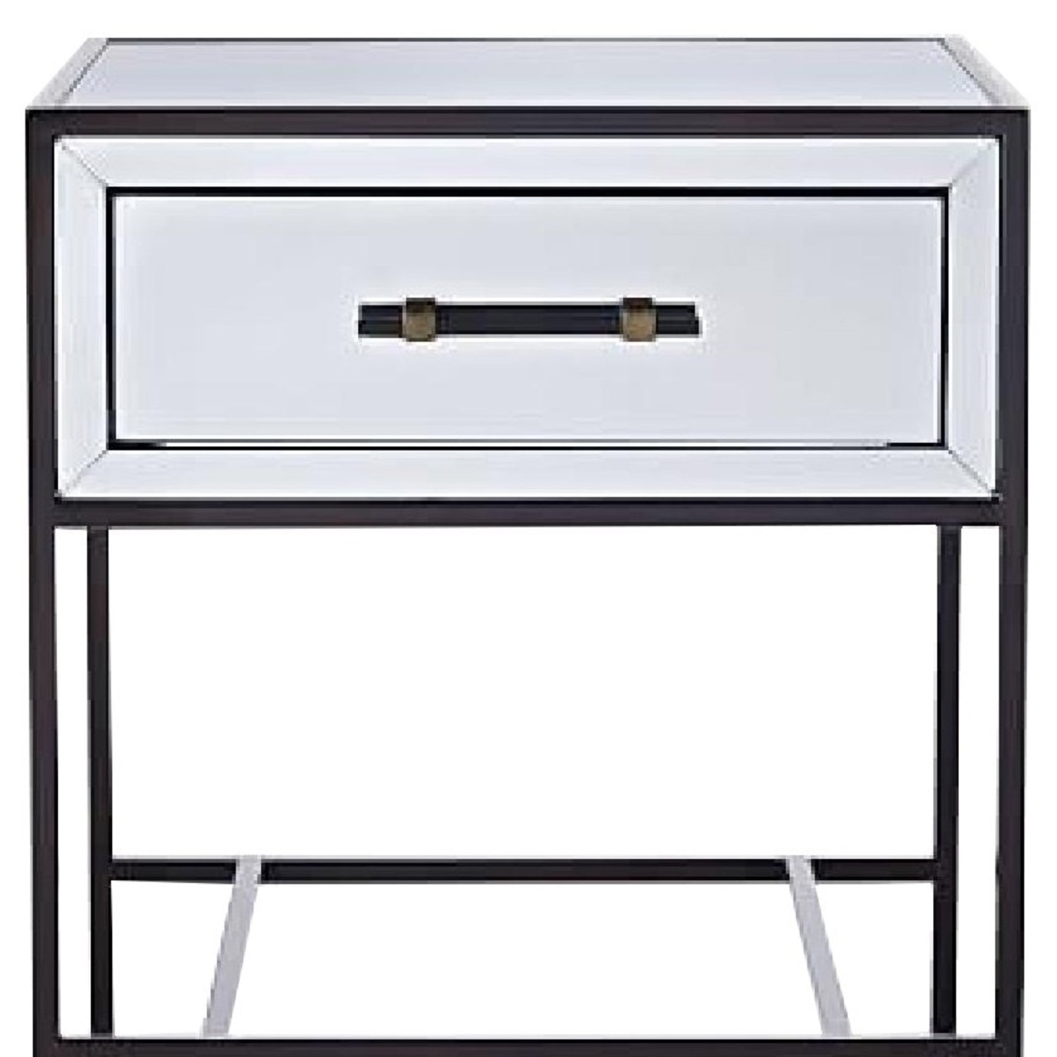 West Elm Mirrored Nightstand - image-8