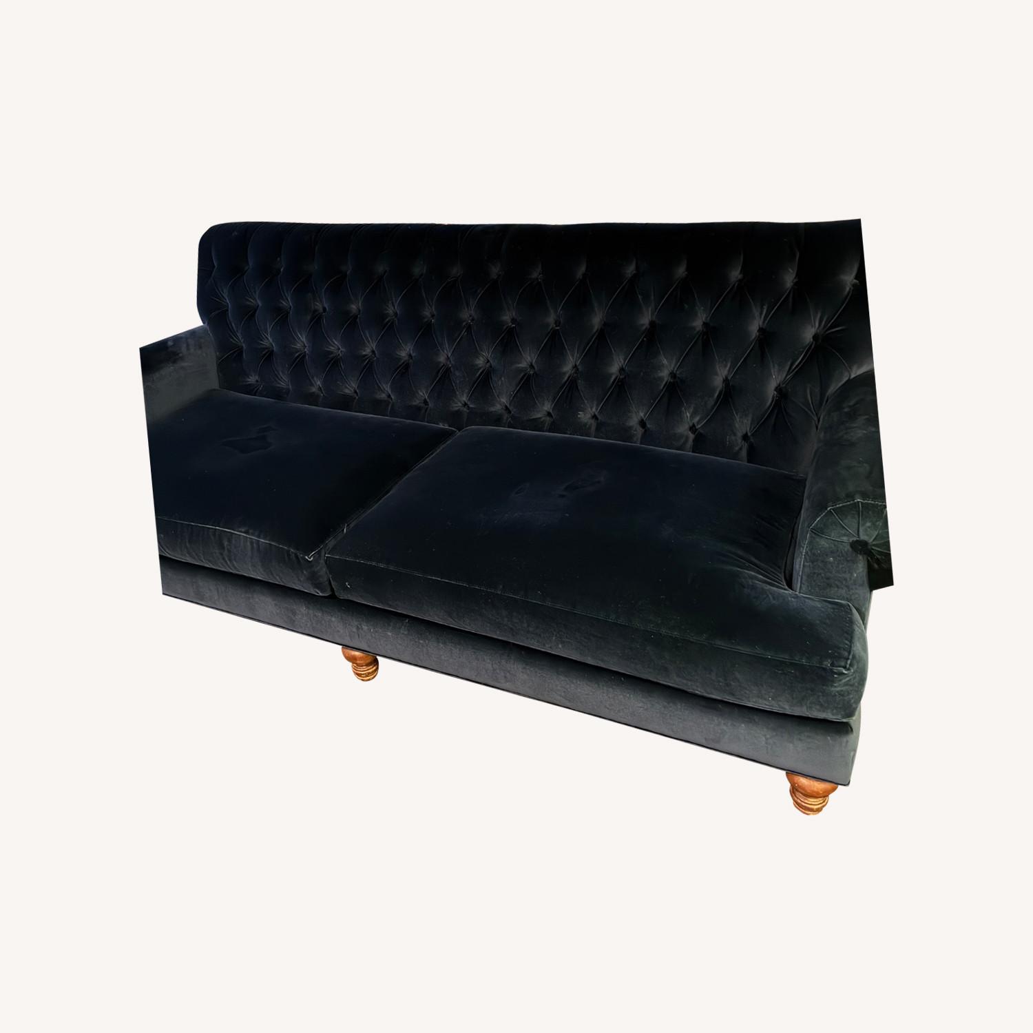 Anthropologie Velvet 3 seater sofa - image-7