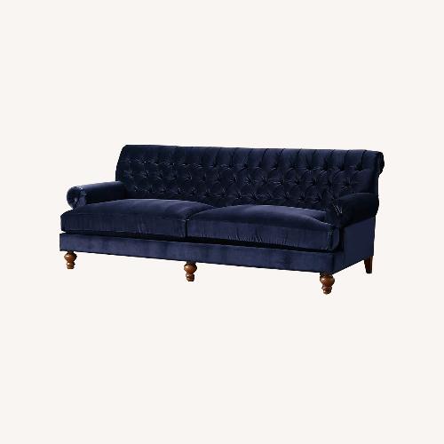 Used Anthropologie Velvet 3 seater sofa  for sale on AptDeco