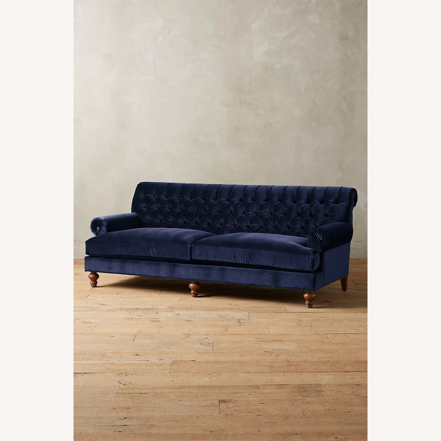 Anthropologie Velvet 3 seater sofa - image-6