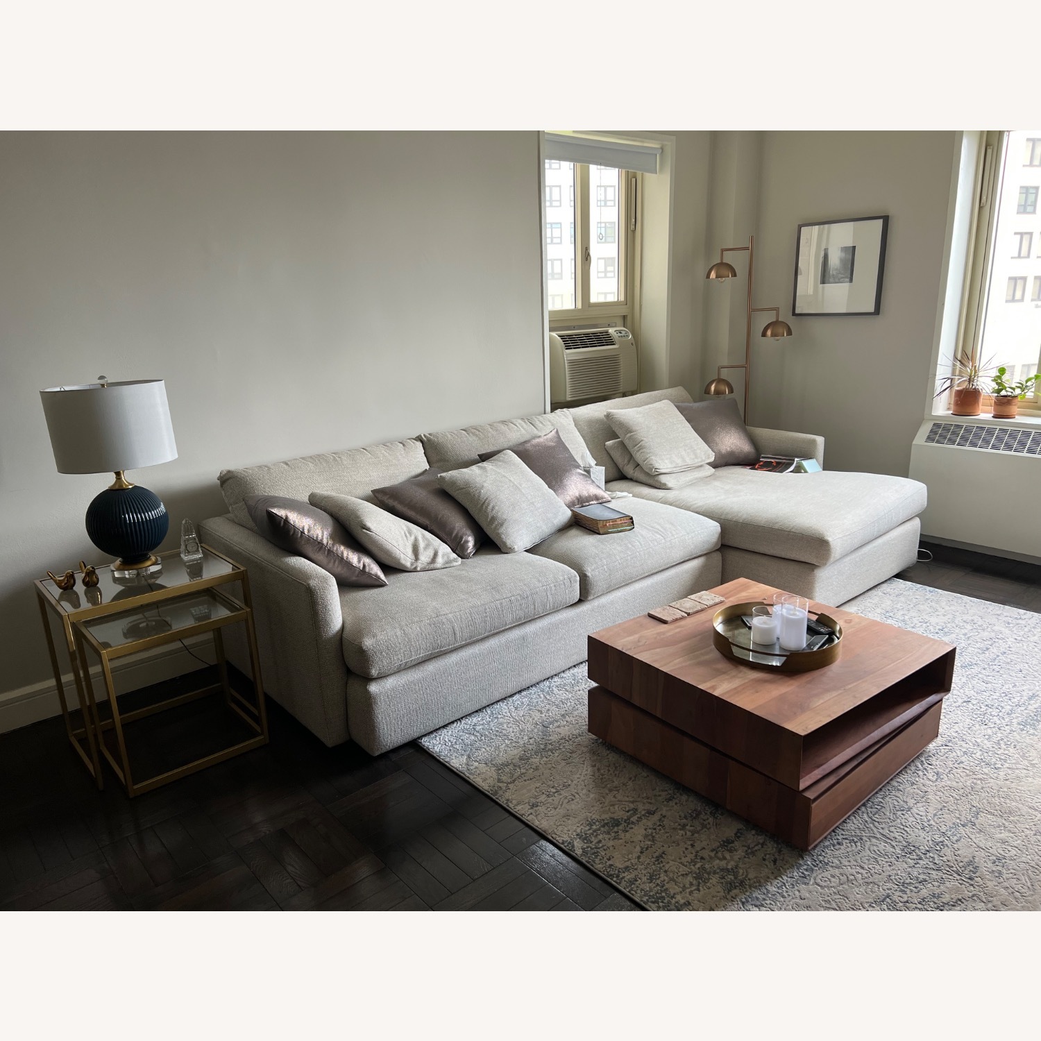 Crate & Barrel Lounge 2-Piece Sectional - image-2