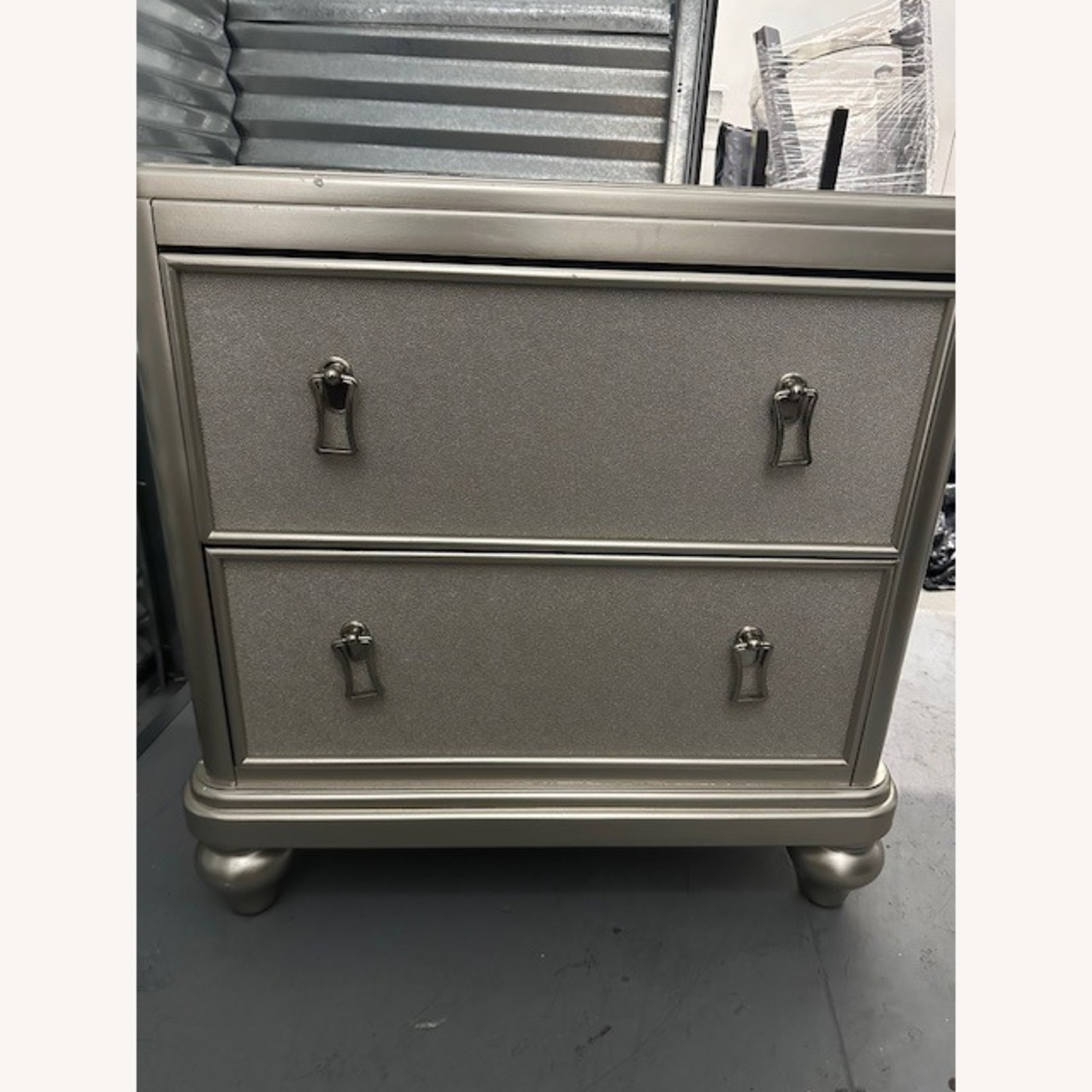 Diva II Platinum 2 Drawer Nightstand - image-5