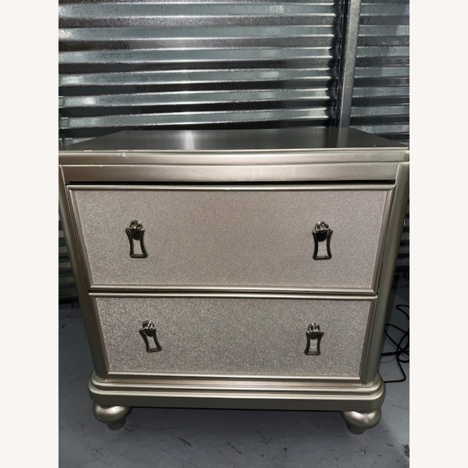 Diva II Platinum 2 Drawer Nightstand - image-8