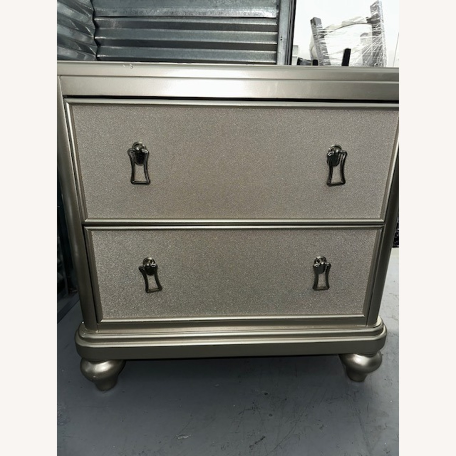 Diva II Platinum 2 Drawer Nightstand - image-3
