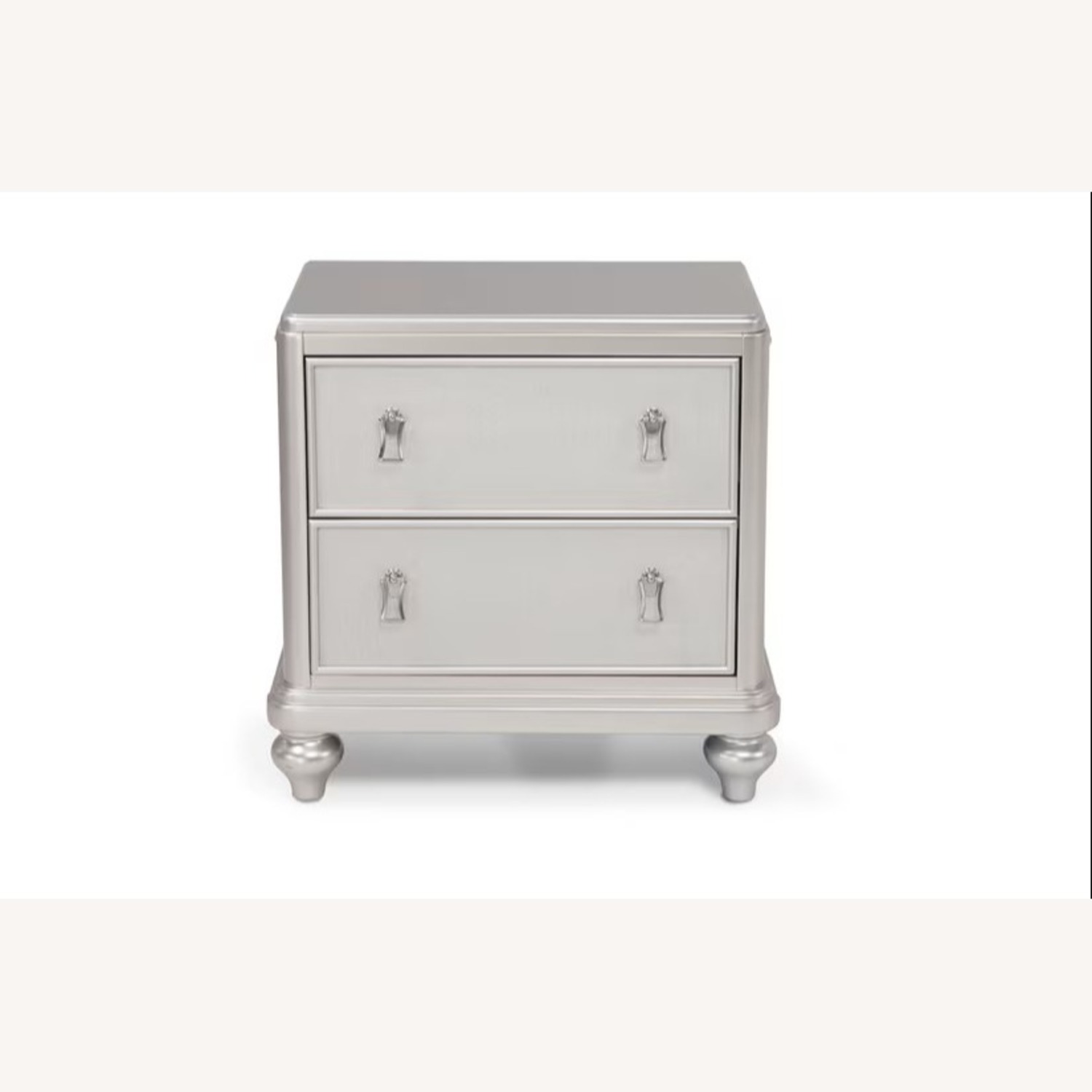 Diva II Platinum 2 Drawer Nightstand - image-1