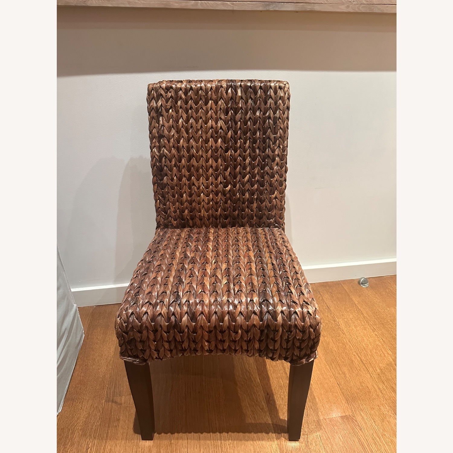 Pottery Barn Woven Dining Chairs - image-1