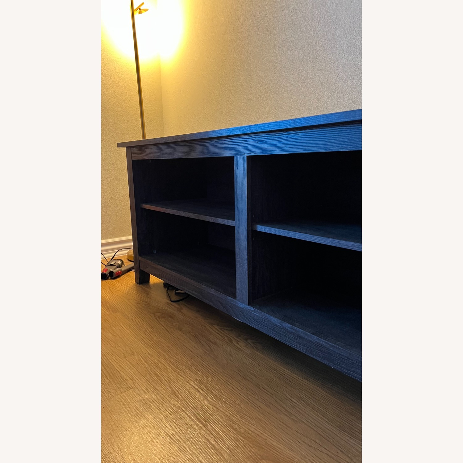 Charcoal 58” Sunbury Open Storage TV Stand - image-6