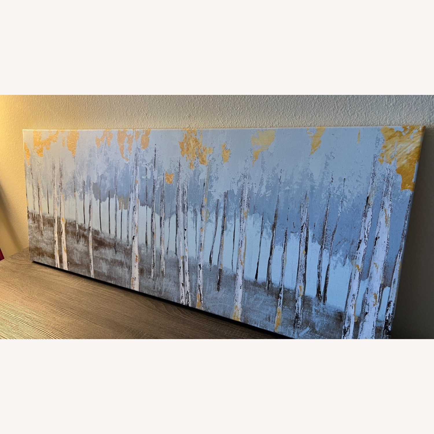 Birch Gray Day Canvas Wall Art (48” x 19”) - image-2