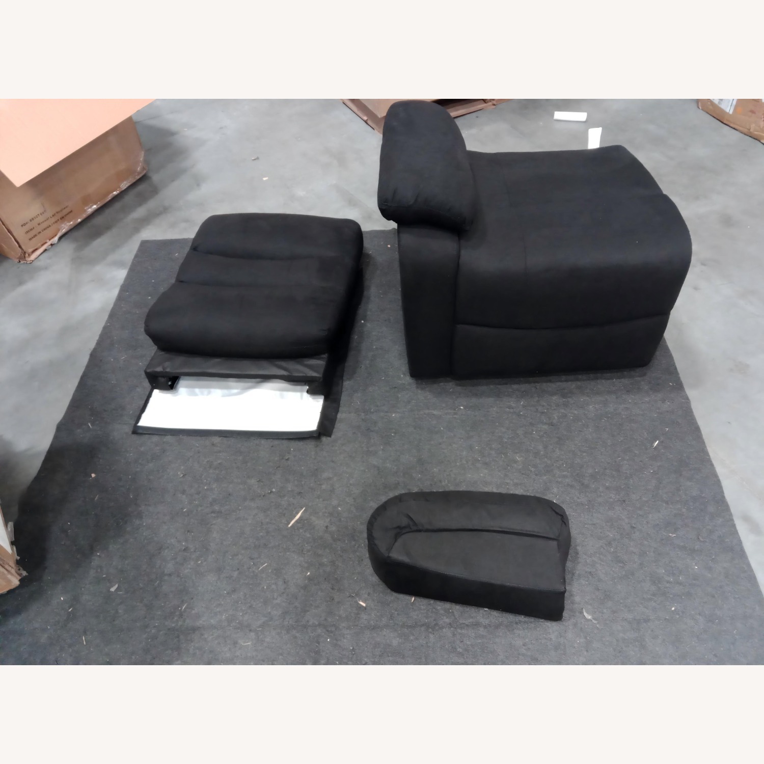 59"Microfiber Manual Reclining Loveseat - image-2