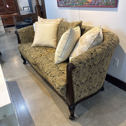 Used Drexel Heritage Dominique Patterned Fabric Sofa for sale on AptDeco